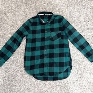Socialite Plaid Button Down Shirt